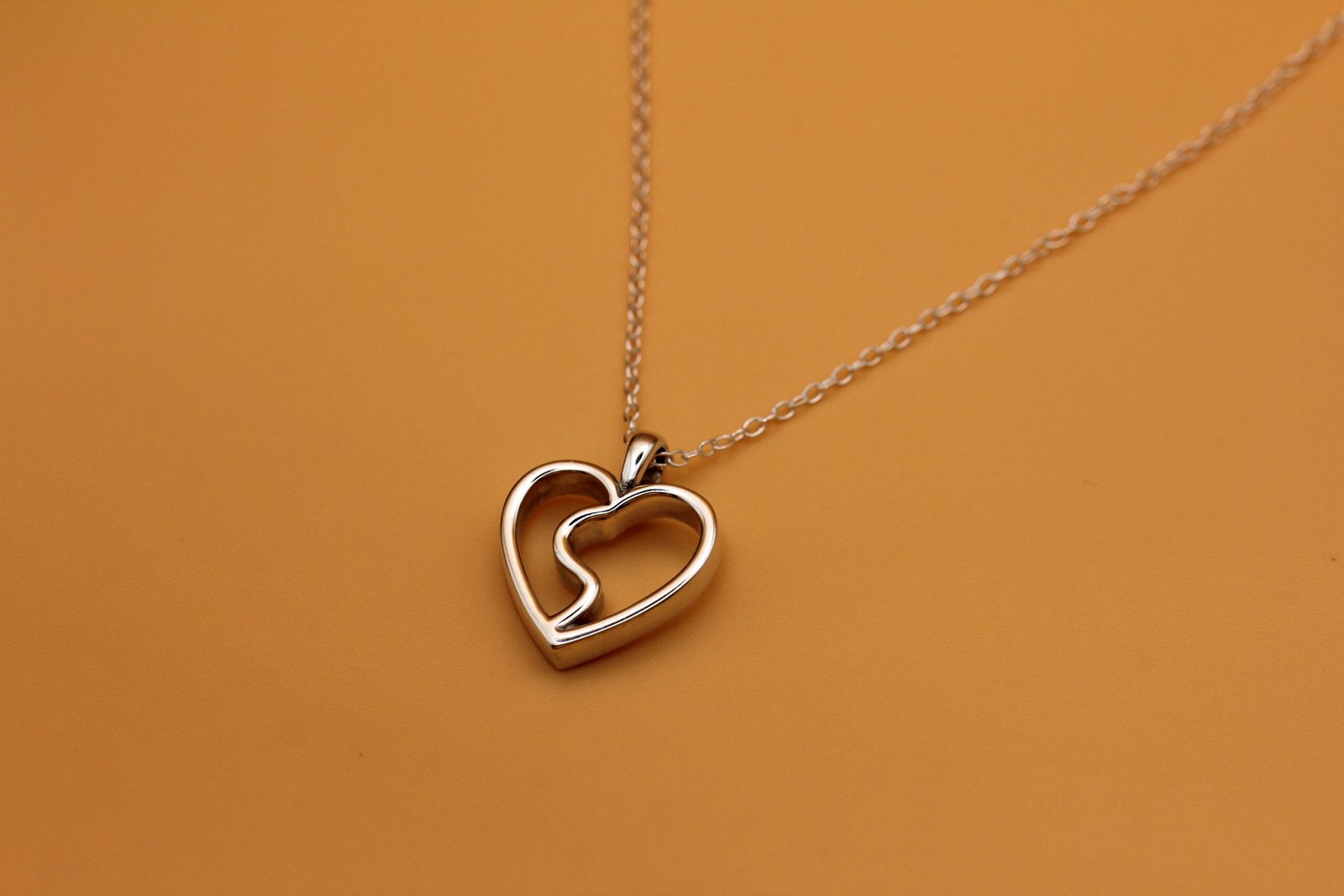 Signature "S" Heart Necklace - Image 2
