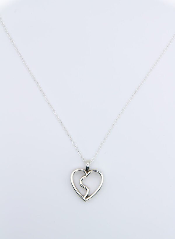 Signature "S" Heart Necklace