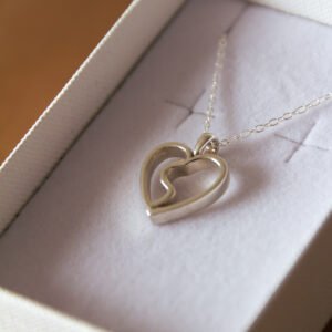 Signature "S" Heart Necklace