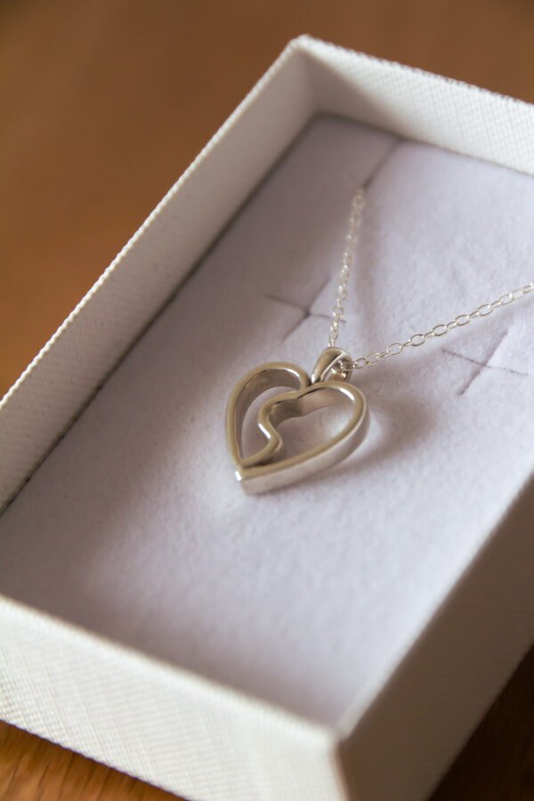 Signature "S" Heart Necklace - Image 4